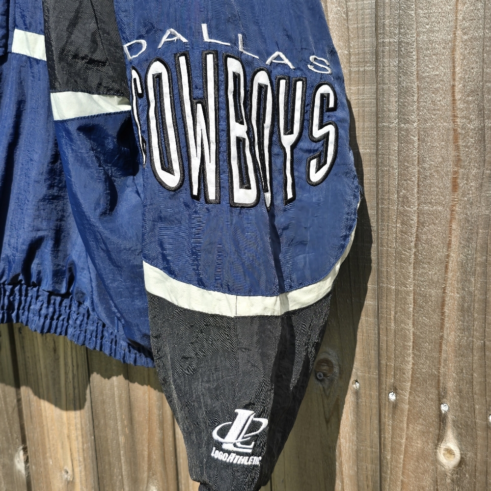 Vintage Dallas Cowboys Jacket Mens XL NFL Football Logo Athletic Pro Line 90s - Picture 3 of 16